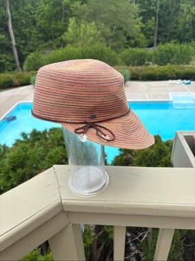 SCALA Woven Sun Hat with 3.5” Brim, Size: S/M